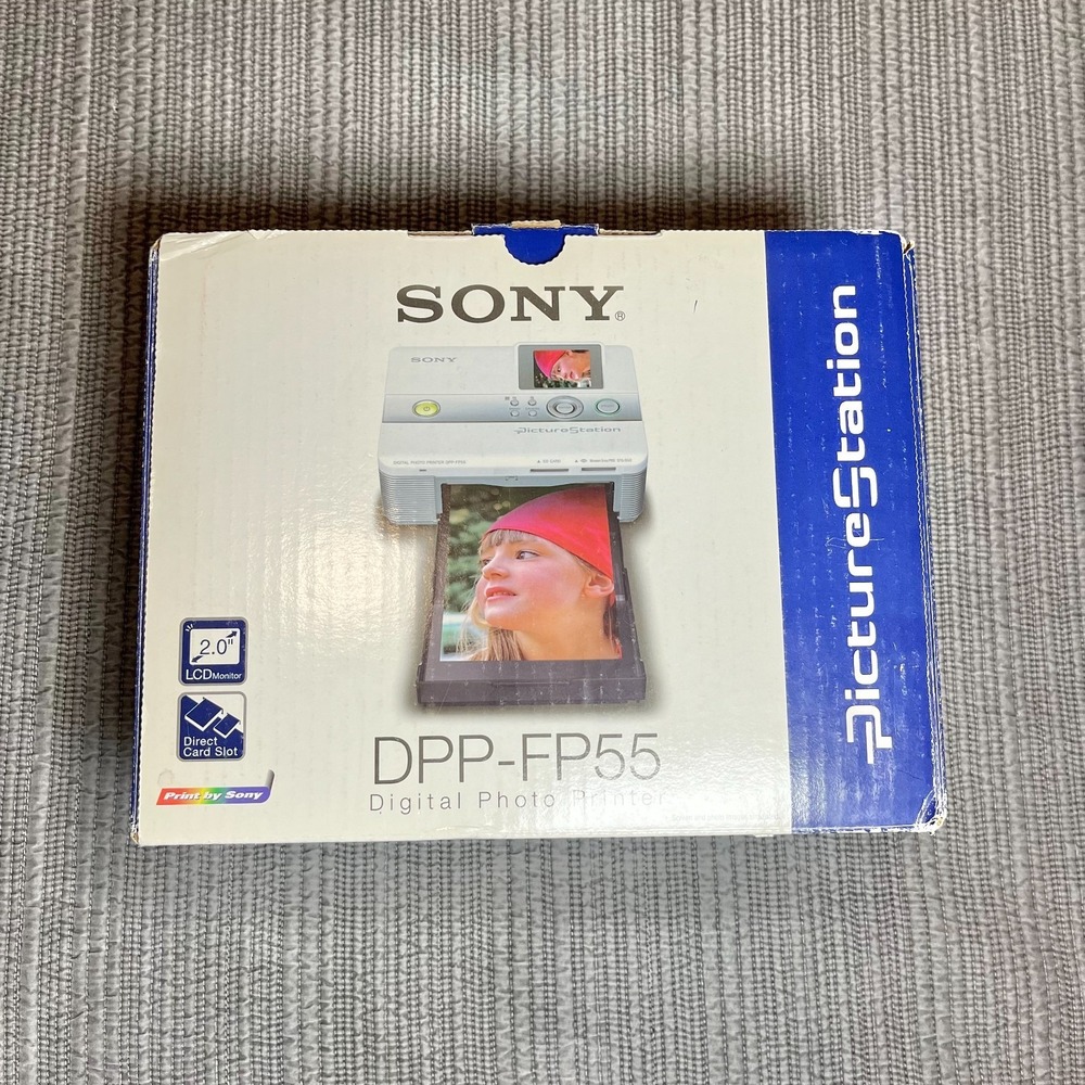 Sony DPP-FP55 Picture Station Digital Photo Printer 4x6 Dye-Sub PictBridge‎ LCD